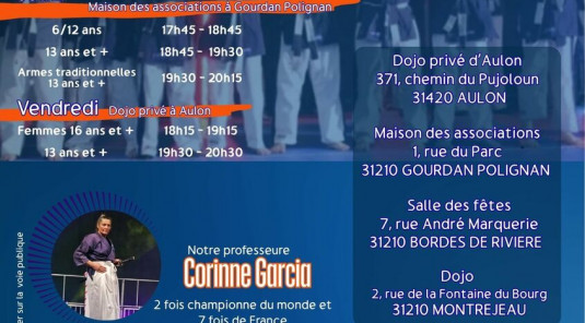 Nouveau flyer 2026/2027 - nouveaux créneaux et lieux